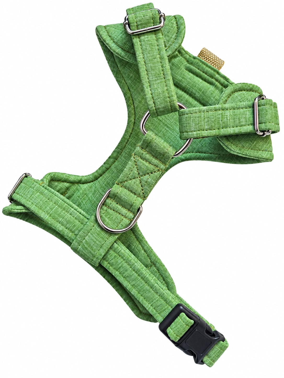 Chest Harness 10 Green harness-heavenlydogs-baileyspet